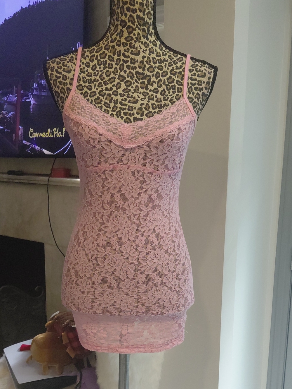 Aeropostale Pink Lace Top